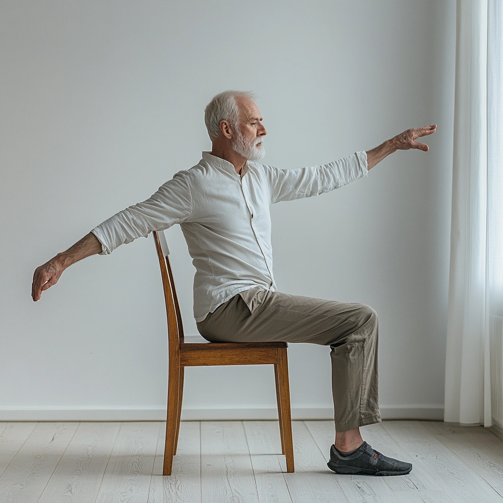 Вправи для балансу біля опори